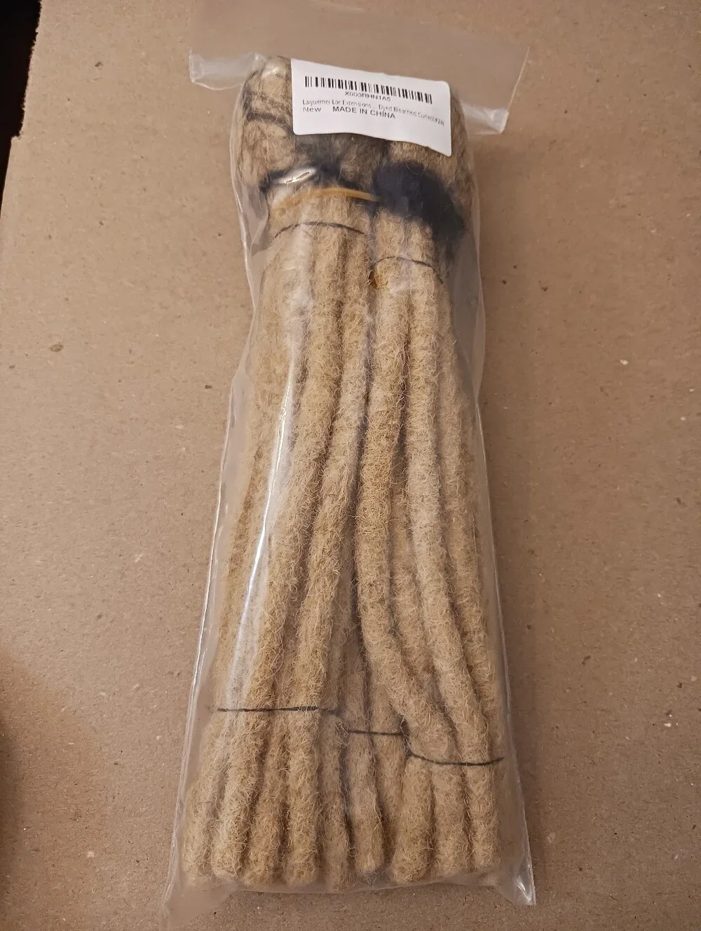 Short Dreadlocks Hippie Men 100% Synthetic Handmade Hair Extensions Dread Locs